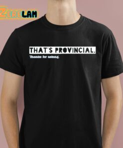 Mayor Cam Guthrie That’s Provincial Thanks For Asking Shirt