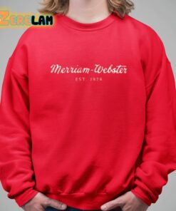 Merriam Webster Est 1828 Vintage Logo Sweatshirt 5 1