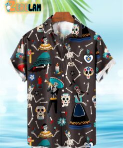 Mexican The Day Of The Dead Hawaiian Shirt