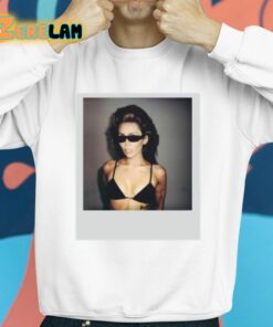 Miley Cyrus Polaroid Photo Shirt 8 1