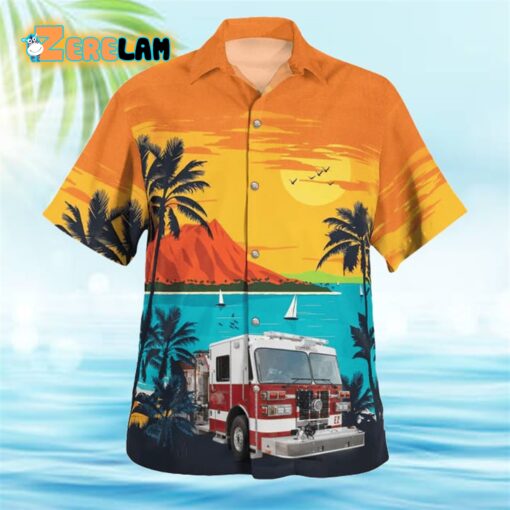 Mishawaka Fire Department Hawaiian Shirt