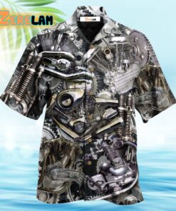 Motorcycle Don’t Go Gray We Turn Chrome Hawaiian Shirt