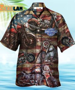 Motorcycle No Plans No Maps America Style Hawaiian Shirt