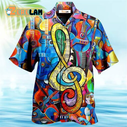 Music Love Live Life Style Hawaiian Shirt