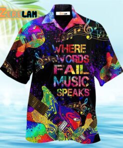 Music Speaks Style Hawaiian Shirt