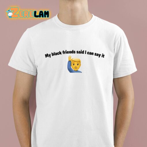 My Black Friends Said I Can Say It Shirt