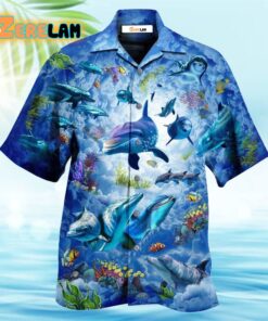 My Lovely Animal Is A Dolphin Hawaiian Shirt