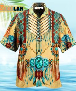 Native American Proud Pattern Hawaiian Shirt