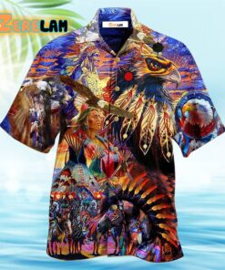 Native Eagle All My Heart Hawaiian Shirt