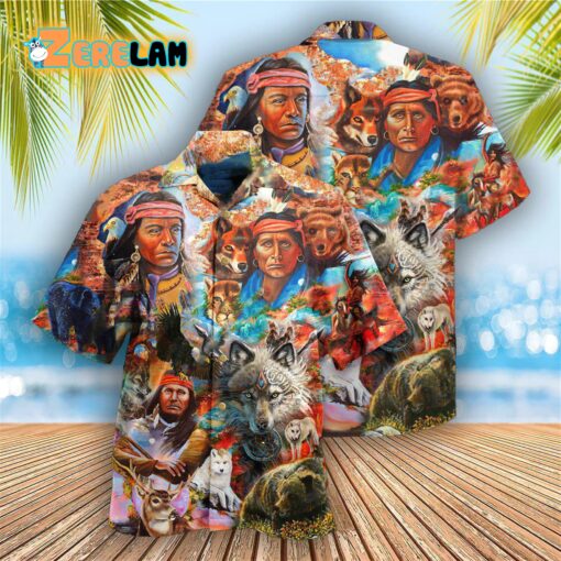 Native Let The Spirits Guide You Cool Hawaiian Shirt