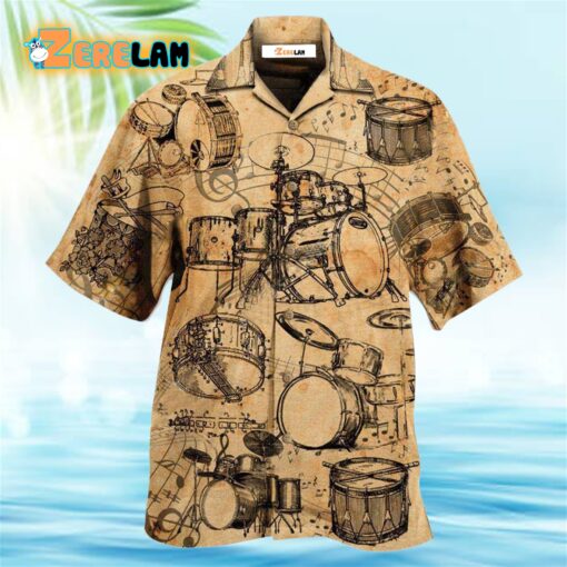 No Life Know Drums Know Life Hawaiian Shirt