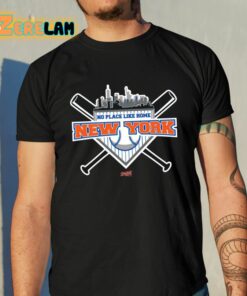 No Place Like Home New York Baseball Shirt 10 1