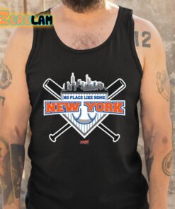 No Place Like Home New York Baseball Shirt 6 1