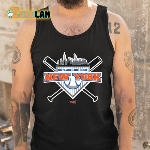 No Place Like Home New York Baseball Shirt