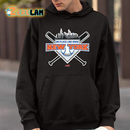 No Place Like Home New York Baseball Shirt