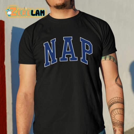 Old Jewish Man Nap Letter Shirt