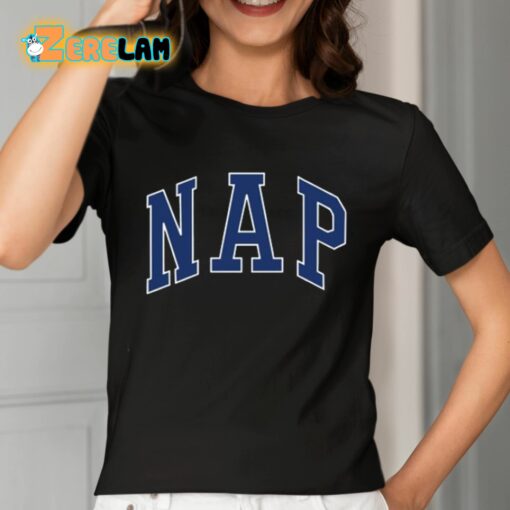 Old Jewish Man Nap Letter Shirt