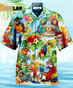 Parrot Love Life Happiness Hawaiian Shirt