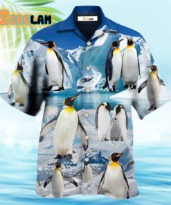 Penguin Cute Style In Snow Hawaiian Shirt