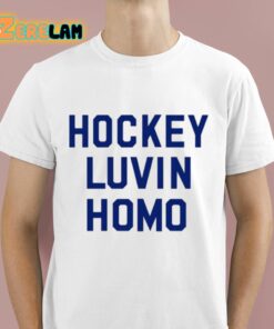 Philly Adjacent Hockey Luvin Homo Shirt