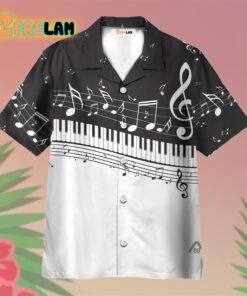 Piano Hawaii Shirt Aloha Shirt For Summer