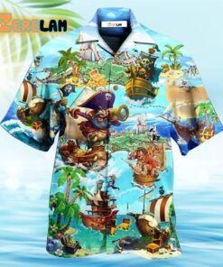 Pirate It Is Time Of Treasure Hunting Hawaiian Shirt