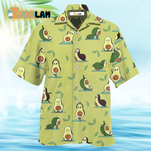 Plays With Happy Avocado So Cute Hawaiian Shirt