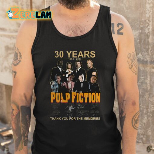 Pulp Fiction 30 Years Of The Memories Shirt