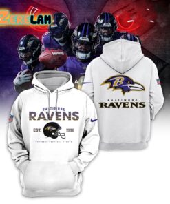 Ravens Est 1996 National Football League Hoodie 1