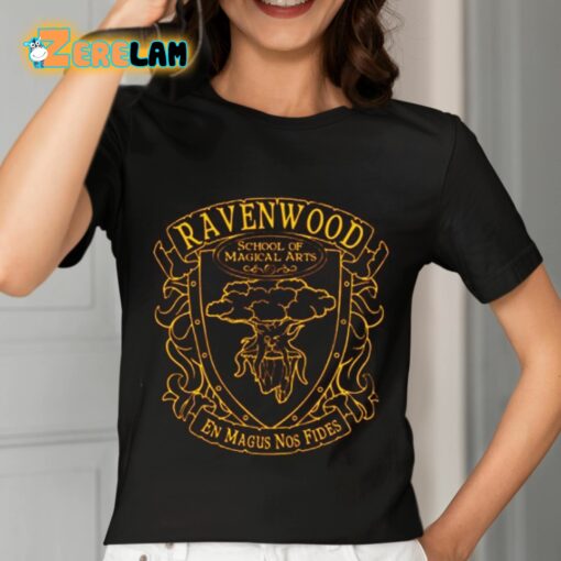 Ravenwood School Of Magical Arts En Magus Nos Fides Shirt