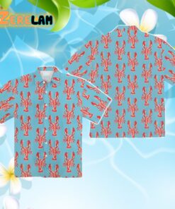 Red Lobster Short Sleeve Hawaiian Shirt