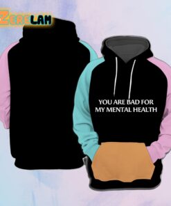 Ryan Clark You Are Bad For My Mental Health Hoodie