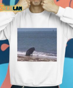Sad Dog At The Beach Shirt 8 1