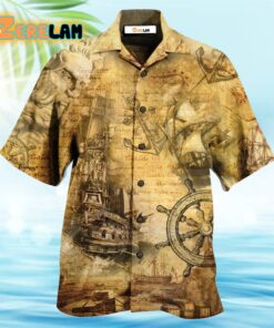 Sailing Ship Into The Sea To Find Your Soul Hawaiian Shirt
