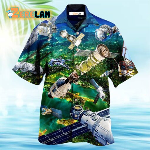 Satellite I Need More Space Hawaiian Shirt