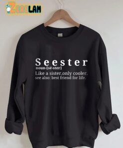 Seester Like A Sister Only Cooler Sweatshirt