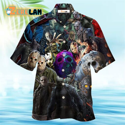 Seiral Killers Jason Zombie Hawaiian Shirt