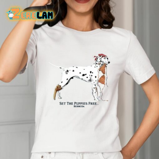 Set The Puppies Free Bermuda Shirt