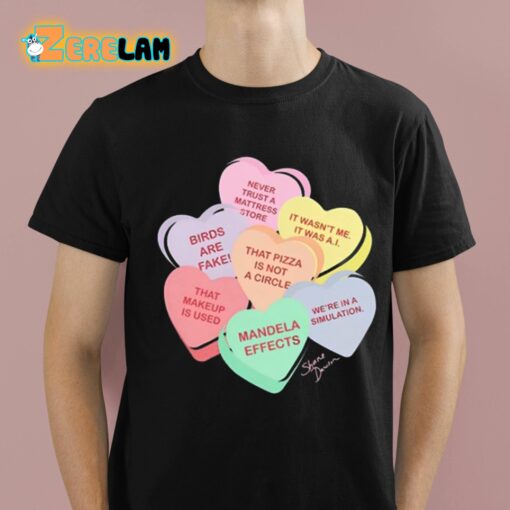 Shane Dawson Podcast Conspiracy Candy Heart Shirt