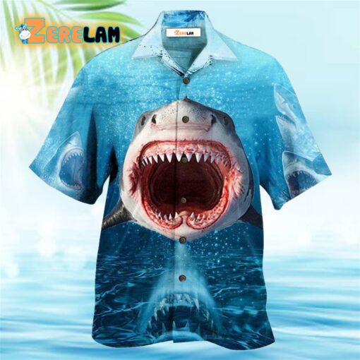 Shark Show Your Teeth Hawaiian Shirt