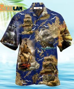 Ship Amazing Pirate Ship Hawaiian Shirt