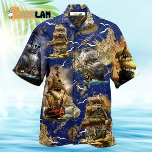 Ship Amazing Pirate Ship Hawaiian Shirt