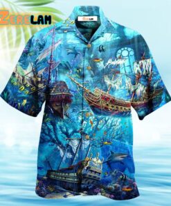 Ship Underwater Treasures The Forgotten Ship Hawaiian Shirt