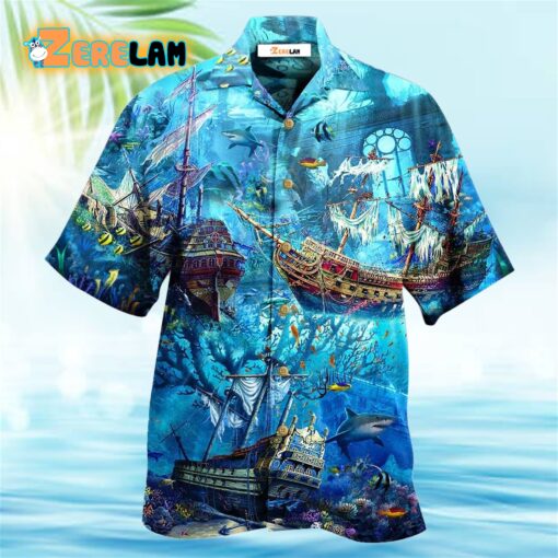 Ship Underwater Treasures The Forgotten Ship Hawaiian Shirt