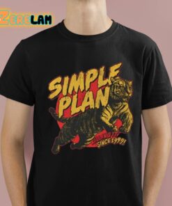 Simple Plan Killing It Since 1999 Tiger Shirt 1 1