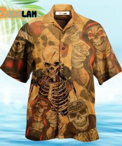 Skull Amazing Boxe Hawaiian Shirt