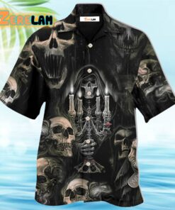 Skull Horror Skull Movies Hawaiian Shirt