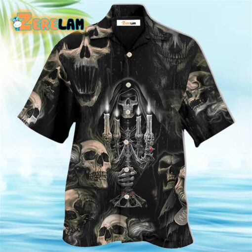 Skull Horror Skull Movies Hawaiian Shirt