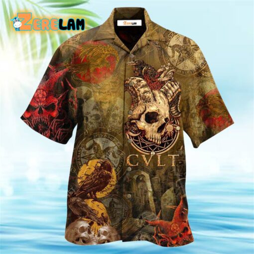 Skull Not Today Satan Cool Hawaiian Shirt
