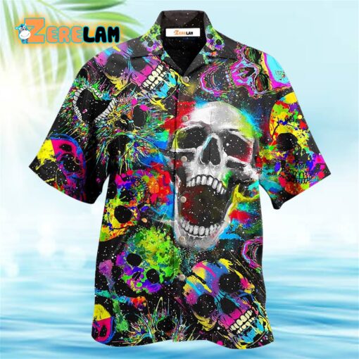 Skull Scare Cool Style Hawaiian Shirt